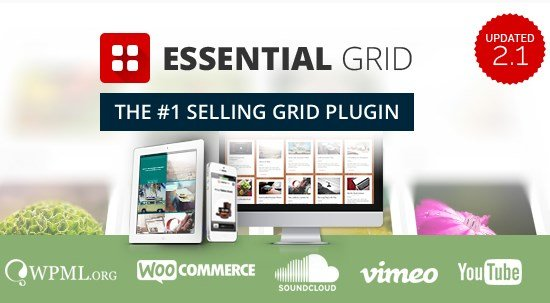 ESSENTIAL GRID WORDPRESS PLUGIN